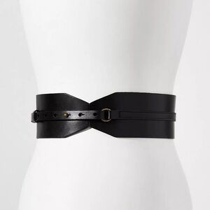 Anthropologie Leather Corset Belt